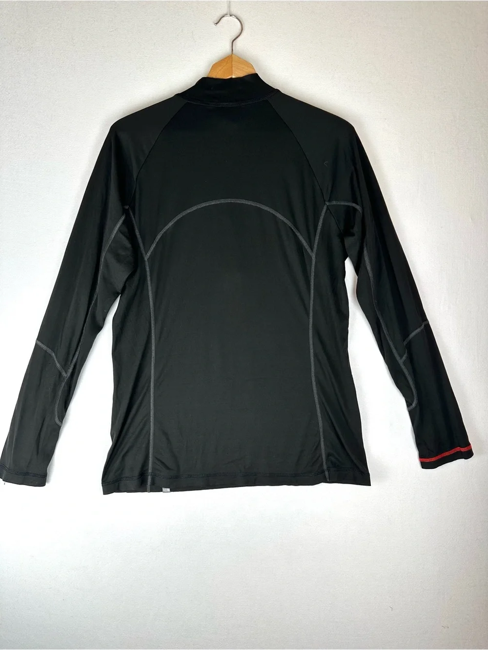 The North Face Quarter Zip Base Layer Black Men's Large